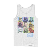 Men's Star Wars: The Rise of Skywalker Pastel Character Box  Adult Tank Top