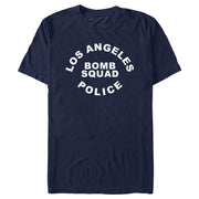 Men's LAPD Los Angeles Bomb Squad Police in White  Adult T-Shirt