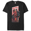 Men's Marvel Deadpool Bang Bang Panel  Adult T-Shirt