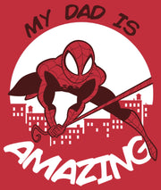 Men's Marvel My Dad is Amazing Cartoon Spider-Man  Adult Sweatshirt