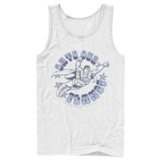 Men's Superman Save Our Planet  Adult Tank Top