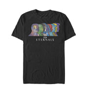 Men's Marvel Eternals Silhouettes  Adult T-Shirt