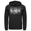 Men's NASA Space Shuttle Blast Off Text Over Lay  Adult Pull Over Hoodie