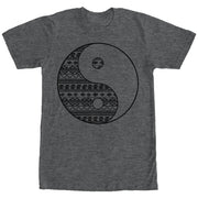 Men's Lost Gods Tribal Yin Yang Print  Adult T-Shirt