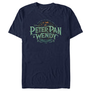 Men's Peter Pan & Wendy Take Me to Never Land Logo  Adult T-Shirt