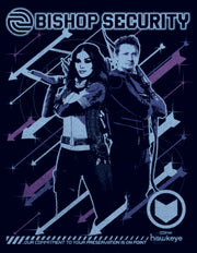 Men's Marvel Hawkeye Kate Bishop Security  Adult T-Shirt