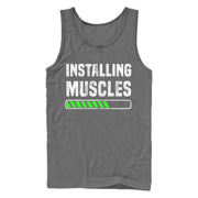 Men's CHIN UP Installing Muscles  Adult Tank Top