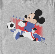 Men's Mickey & Friends USA Soccer  Adult T-Shirt