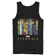 Men's Marvel Eternals Animated Vertical Boxes Poster  Adult Tank Top