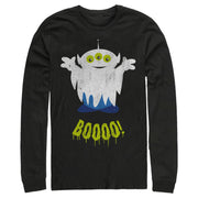 Men's Toy Story Halloween Squeeze Alien Ghost  Adult Long Sleeve Shirt