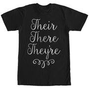 Women's Lost Gods Their There They're Grammar  Adult Boyfriend Tee