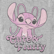 Men's Lilo & Stitch Angel Cute & Fluffy  Adult T-Shirt