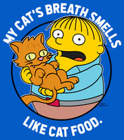 Men's The Simpsons Ralph and His Cat  Adult T-Shirt