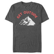 Men's Lost Gods Get Outside Motto  Adult T-Shirt