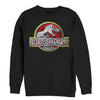 Men's Jurassic Park Chrome Logo  Adult Sweatshirt