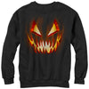 Men's Lost Gods Halloween Evil Pumpkin Face  Adult Sweatshirt