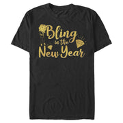 Men's Monopoly Bling in the New Year  Adult T-Shirt