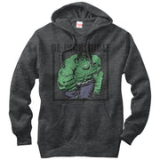 Men's Marvel Hulk Be Incredible  Adult Pull Over Hoodie