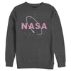 Men's NASA Logo With Space Ring  Adult Sweatshirt