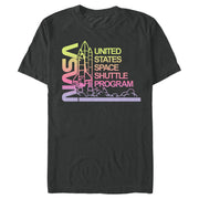 Men's NASA Ombre Sunset Shuttle Program  Adult T-Shirt