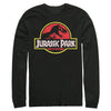 Men's Jurassic Park T Rex Logo  Adult Long Sleeve Shirt