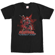 Men's Marvel Deadpool Blood  Adult T-Shirt