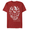 Men's Power Rangers Geometric Ranger Helmet  Adult T-Shirt