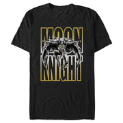 Men's Marvel: Moon Knight Jump Sketch  Adult T-Shirt