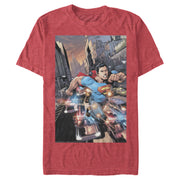 Men's Superman Hidden Hero Glimmer  Adult T-Shirt