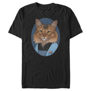 Men's Star Trek: The Next Generation Doctor Beverly Crusher Cat  Adult T-Shirt