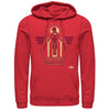 Men's Marvel Captain Marvel Retro Take Flight  Adult Pull Over Hoodie