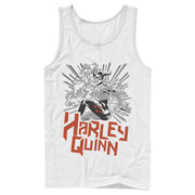 Men's Batman Harley Quinn Retro Explosion  Adult Tank Top