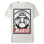 Men's Nintendo Mario Close Up  Adult T-Shirt