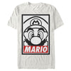 Men's Nintendo Mario Close Up  Adult T-Shirt