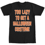 Men's Lost Gods Too Lazy to Get a Costume  Adult T-Shirt