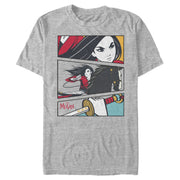 Men's Mulan Battle Panels  Adult T-Shirt