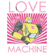 Men's Transformers Bumblebee Love Machine  Adult T-Shirt