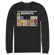 Men's The Muppets Periodic Table  Adult Long Sleeve Shirt