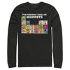 Men's The Muppets Periodic Table  Adult Long Sleeve Shirt