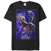 Men's Marvel Black Panther 2018 Character Collage  Adult T-Shirt