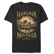 Men's Lion King Hakuna Matata Jungle Trio  Adult T-Shirt