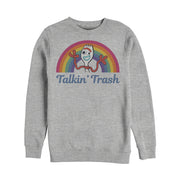 Men's Toy Story Forky Talkin' Trash Rainbow  Adult Sweatshirt