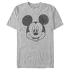 Men's Mickey & Friends Smiling Mickey Mouse Distressed  Adult T-Shirt