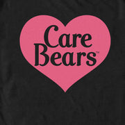 Men's Care Bears Pink Classic Heart Logo  Adult T-Shirt