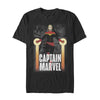 Men's Marvel Captain Marvel In Flight  Adult T-Shirt