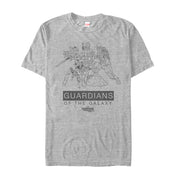 Men's Marvel Guardians of the Galaxy Vol. 2 Team Ready  Adult T-Shirt