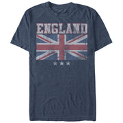 Men's Lost Gods England Union Jack Stars  Adult T-Shirt