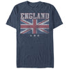 Men's Lost Gods England Union Jack Stars  Adult T-Shirt