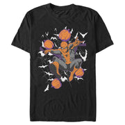 Men's Marvel Halloween Spider-Man Pumpkin Web  Adult T-Shirt