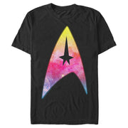 Men's Star Trek Gradient Space Logo  Adult T-Shirt